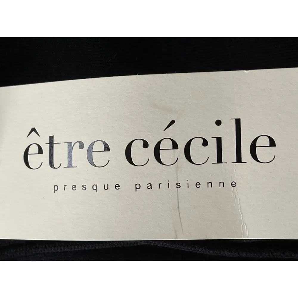 Etre Cecile Black Side Stripe Sweat Track Shorts Youth Size XS NWT
